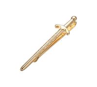 Asienice Gold Unique Tie Clip Sword Tie Bar Novelty Personalized Tie Clips For Men's Tie Accessories