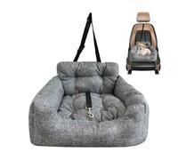 Asiento Para Mascotas En El Automóvil - Impermeable | Cama De Viaje Para Perros, Hebilla Ajustable, Almohadilla De Forro Suave, Correa De Arnés Segura, Funda Transpirable Para Perro, Cojín Portátil Pa