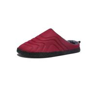 Asifn Mens Non-Slip Slippers Indoor Outdoor Comfortable Home Shoes Winter Warm Plush Lining Cotton Shoes Red 8 UK