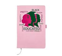 ASIJUNTYECHO Aka Sorority Gifts for Women Leather Notebook