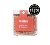 Asilia Salt Pepper & Chilli Salt - The Peppery Blend 140g