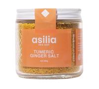 Asilia Salt's Turmeric Ginger Salt | Delicious with curries, roast cauliflower, and soups | 140g