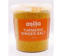 Asilia's Turmeric Ginger Salt 1kg | Gourmet Flavoured Sea Salt for Curries & Roasted Vegetables