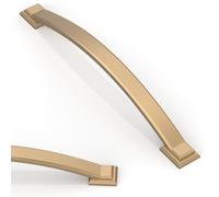 Asimerdeco 10 Pack Champagne Bronze Cabinet Pulls 6.3 Inch(160mm) Kitchen Cabinet Handles Solid Zinc Alloy Cabinet Hardware Drawer Pulls