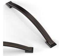 Asimerdeco 10 Pack Oil Rubbed Bronze Cabinet Pulls 6.3 Inch(160mm) Kitchen Cabinet Handles Solid Zinc Alloy Cabinet Hardware Drawer Pulls
