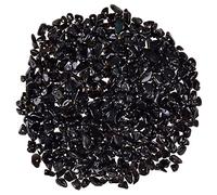 Asingeloo 5-8mm Wholesale Black Onyx Tumbled Chip Stone Beads Bulk Irregular Shaped Drilled Loose Gemstones Beads with Box for DIY Jewelry Making