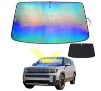 ASINRI Car Windshield Sun Shade for 2024 Hyundai Santa Fe Sunshade Foldable Window Sun Visor Protector Blocks UV Rays Keep Your Car Cooler-Convenient folding and collection