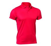Asioka 08/13 Unisex Adult Plain Short-Sleeved Technical Polo Shirt, 08/13 ROJO L, red, L