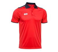 Asioka 108/17 Unisex Adults' Short-Sleeved Combined Technical Polo Shirt, unisex adult, 108/17 ROJO XXL, red, XX-Large