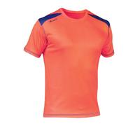 Asioka 182/17 Unisex Adult Running Top Medium Short, Orange/Royal, L