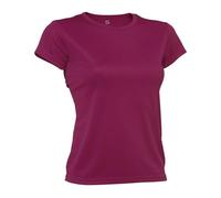 Asioka 356/16 Women’s Technical Short Sleeve T-shirt for Women, 356/16 FUXIA M, fuchsia, M