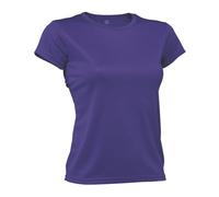Asioka 356/16 Women’s Technical Short Sleeve T-shirt for Women, 356/16 LILA S, lilac, Size S