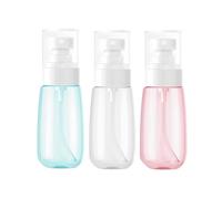 ASIRYVA 3 Pack 60ml Fine Mist Spray Bottles, Small Spray Bottle, Fine Spray Mist Bottle, for Travel Spray Bottle for toiletries, Leak Proof & BPA Free (2oz 60ml)