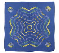 Asita Unisex Hand Tie Dye XL Psychedelic Bandana 100% Cotton (Blue)