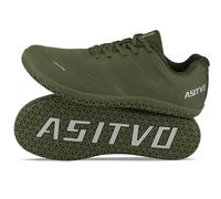 ASITVO Barefoot Shoes Men Wide Gym Zero Drop Sole Cross Trainer Minimalist Walking Grounding Sneakers Width Toe Box Knit Seamless Upper Colorful, Army Green, 15 Wide