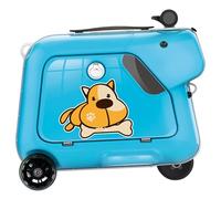 Asiwnshw Children's Electric Riding Box, Travel Suitcase, Luggage Bag, Smart Riding Suitcase, Student Trolley Boarding Toy Box, Large Capacity Trolley Case(Blue)