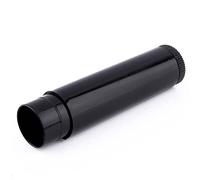 Asixxsix 100PCS 5ml Empty Lip Balm Tubes, Black White Clear