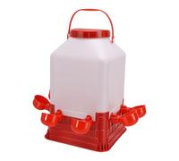 Asixxsix 10L Chicken Waterer, Large Capacity Plastic Poultry Water Fountain with Anti Drown Design for Chickens Ducks Birds, Easy to, for Farmers and Ranchers