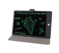 Asixxsix 12 Inch LCD Writing Tablet, Drawing Tablet Erasable Reusable Electronic Drawing Pads with PU Case and Pen, Educational Learning Toys Birthday Gifts for Boys Girls
