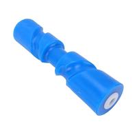 Asixxsix 12 Inch Self Centering Boat Trailer Keel Roller, PU Abrasion Proof Boat Trailer Keel Roller Slick Blue Color, Accessories for 5/8 Inch Axle Bracket