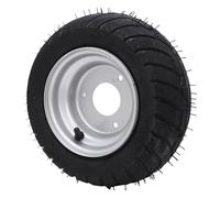 Asixxsix 13x5.00-6 13/5.00-6 ATV Tires, Rubber UTV Tires with 6 Inch Wheel Rim 3 Bolt, Anti Slip Tire and Wheel Assembly for ATV Quad Off Road Go Kart Golfs Cart Mini Bike Mower