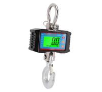 Asixxsix 1500kg/3300lb Digital Crane Scale, High Precision Heavy Duty Industrial Hanging Scale with Remote Control, LED Backlight, Unit Change, Data Hold, Tare & Zero