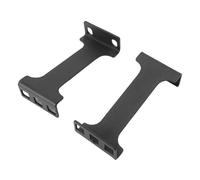 Asixxsix 1U Server Rack Depth Extender, 4 Inch Deep Recessed Rack Mount Adapter Kit with Lightweight Aluminum Alloy, for Network Server Cabinet Mounted Equipment