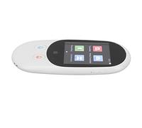 Asixxsix 2.4in Touch Screen Real Time Two Way Translation Portable Intelligent Voice Translator, Dual Noise Canceling Mic, 97% Accuracy, 1500mAh Battery, 85 Online Languages Translation (White)