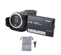 Asixxsix 2.7K Camcorder, 50MP Digital Video Camera Recorder 16x Digital Zoom for YouTube, with LED Fill Light, 2.8 Inch Screen Vlogging Camera for Travel Recording