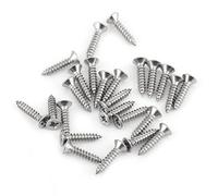 Asixxsix 200pcs M3 Stainless Steel SS304 Pan/Flat Head Self Tapping Screws Assortment For Fixing (Flat Head Self-Tapping Screws)