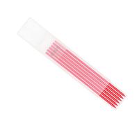 Asixxsix 24 Pieces Carpenter Pencil Refills, 3 Colors Choice Long Lasting Long Nosed Deep Hole 2.8mm Refills, Mechanical Pencil for Woodworking, Construction, Sketching (Red)