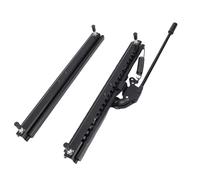Asixxsix 2PCS Seat Slider Track, 320mm Adjustable Seat Slide Rails with Handle Strong Strength Universal Seats Mounting Track Assembly Kit for Car RV Off Road UTV