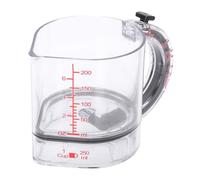 Asixxsix 4 in 1 Adjustable Measuring Cup, Multifunctional Push Up Measuring Cup with Adjustable Base, for Cooking and Baking, Milliliters and Fluid Ounces Measurement Units