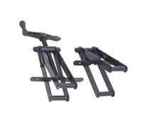 Asixxsix 4 Way Pressure Release Clamp, Width Adjustable Aluminum Wood Panel Corner Clamping System Uniform Pressure Woodworking Bracket Set with 6 Fixing Panels and 2 Clamps for Woodworker