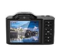 Asixxsix 4K Digital Camera, 64MP ABS Autofocus Vlogging Camera with WiFi, Dual, 18X Digital Zoom, 1200mAh Battery, Travel for Teens Beginner, YouTube, Travel (Black)