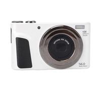Asixxsix 4K Digital Camera for Photography, Vlogging Camera with 2.88 Inch Flip Screen and Flash, 56MP HD Face Recognition, 10x Optical Zoom 6x Digital Zoom, Stabilization