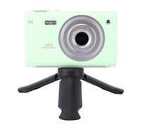 Asixxsix 4K Digital Camera, Photography Autofocus 64MP Vlogging Camera Dual System16X Digital Zoom Point and Shoot Camara Easy File Transfer for Beginner, Travel (Green)