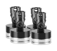 Asixxsix 4pcs Aluminum Alloy Magnet Shell Posts for AXIAL SCX10 1/10 RC | Strong Magnet Body Post, 6061 Alloy Car Accessory, Easy Install, Black or Blue, for AXIAL SCX10 1/10 Model