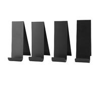 Asixxsix 4PCS Vertical Brochure Holder, Carbon Steel Metal Display Stand for Stores Trade Fairs with Removable Divider, Fits 8.5x11 Inch Brochures Pamphlets Magazines