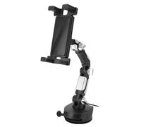 Asixxsix 5.9 Inch Long Arm Suction Cup Phone Mount, Heavy Duty Truck Phone Holder with 360 Rotatable Neck for Dashboard Windshield, Compatible with All Smartphones Tablets SUV Bus