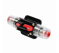 Asixxsix 50-100 Amp Reset Fuse Holder for Car Boat High-Tech Alloy Circuit Breaker Training Switch Included Suitable for Audio Systems Black (100A)