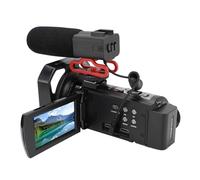 Asixxsix 56MP DV Digital Video Camera, 5K WIFI Camcorder 18X Zoom with Night, Remote Control, Digital Touch Screen Camcorder for Vlogging, YouTube Live Streaming, PC Camera