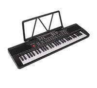 Asixxsix 61-Key Portable Keyboard, Dual Speaker Microphone Portable Digital Piano for Kids Beginner, Birthday Christmas Gifts, Includes Power Supply & Music Rest