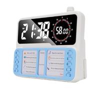 Asixxsix 7 in 1 Visual Timer ADHD for Kids, Blue