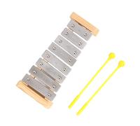 Asixxsix 8 Notes Xylophone, Safety Hammers Educational Musical Toy for Toddlers 1-3 Years, 8 Keys Percussion Instrument with 2 Xylophone Hammers for Home School Travel