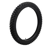 Asixxsix 80/100-21 Front Dirt Bike Tire with 2.75-21 Inner Tube, Puncture Proof Heavy Duty with Large Knob Treads for Enhanced Traction, Compatible with Off Road Pit Bike Motocross