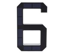 Asixxsix 9 Inch Solar Lighted House Numbers for Outside, Water Proof Auto Sensing Address Sign Light, Solar LED House Number for the Front Door, Porch, Gate, Courtyard.
