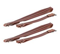 Asixxsix Accordion Strap, 2Pcs Soft PU Leather Accordion Shoulder Strap, 83-110cm Wear Resistant Musical Instrument Accessories with Adjustable Buckles for 16-120 Bass