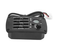 Asixxsix Acoustic Guitar Preamp, 4 Band Equalizer Pickup with Bass Midrange Treble Controls Digital Tuner LED Display, 6 35mm XLR Outputs for Classical Folk Guitars Powered By 9V Battery