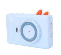 Asixxsix AI Kids Camera, 2.4GHz WiFi 8MP AI Learning Digital Video Camera with Object Recognition, 3.97 Inch LCD Touch Screen, Doodle To Image Feature, Gift Ideas for Birthday (Light Blue)